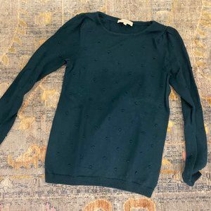 Sezane teal sweater